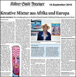 Klner Stadt-Anzeiger 10.September 2013